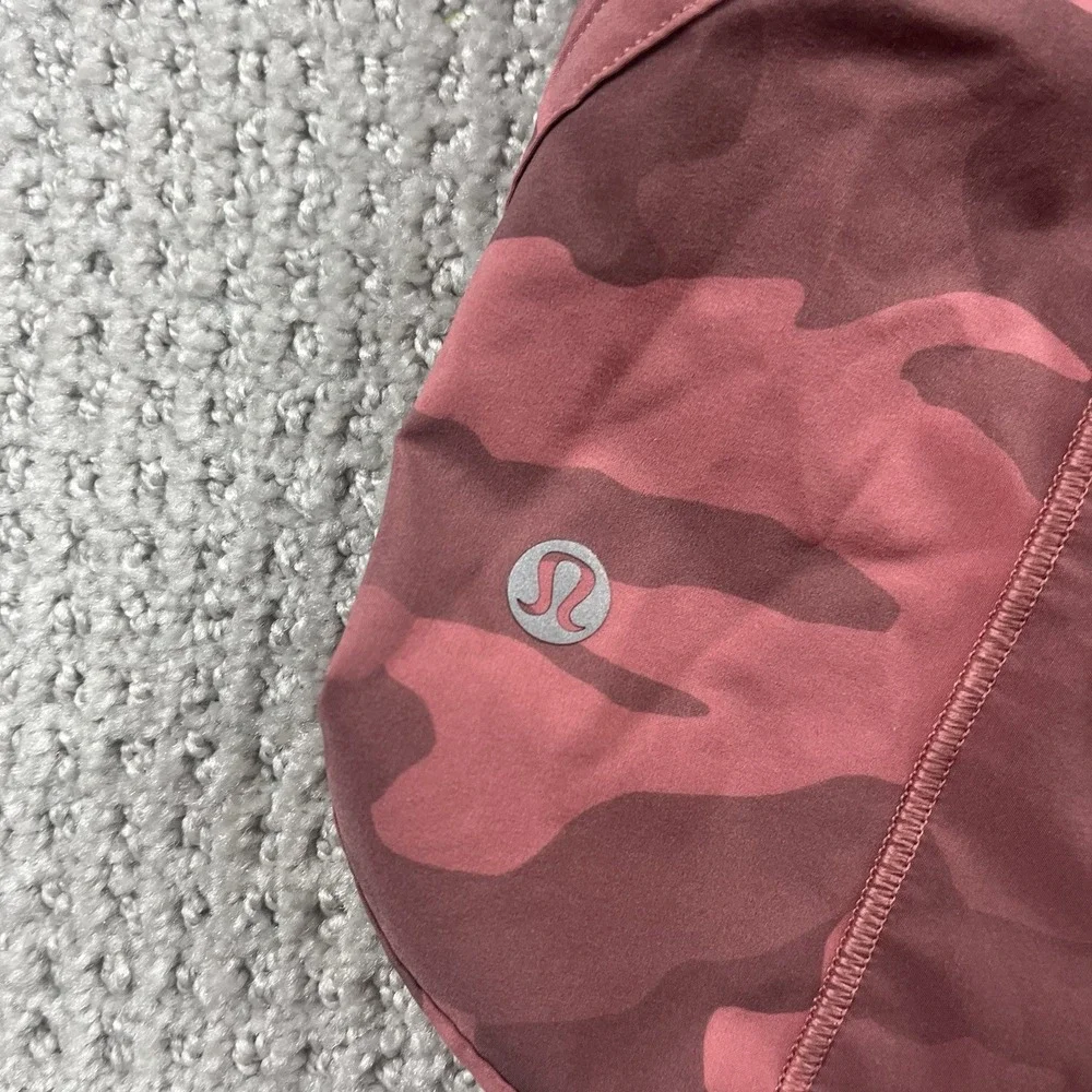 Lululemon Track That Mid Rise Lined Shorts Camo Brier Rose Multi Women's Size 0
